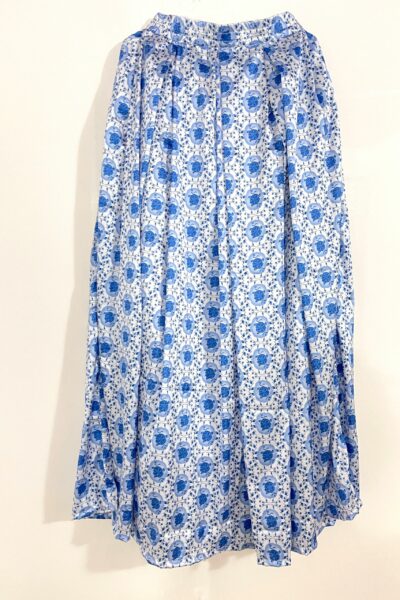 Blue Geo Skirt