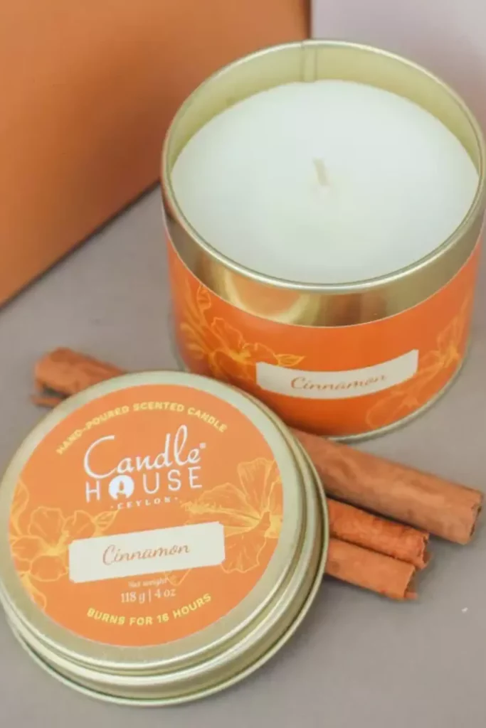 Cinnamon Tin Candle