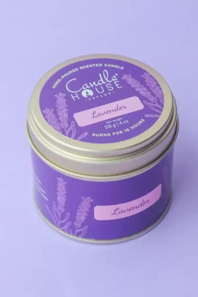 Lavender Tin Candle