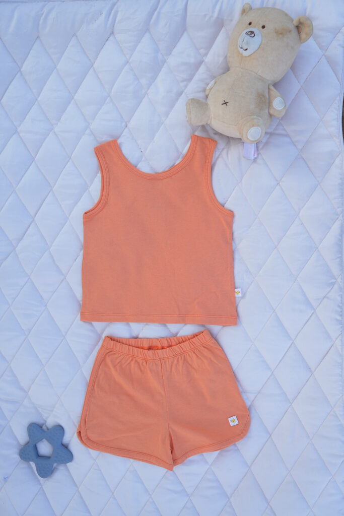Unisex Skinny & Short Light Orange
