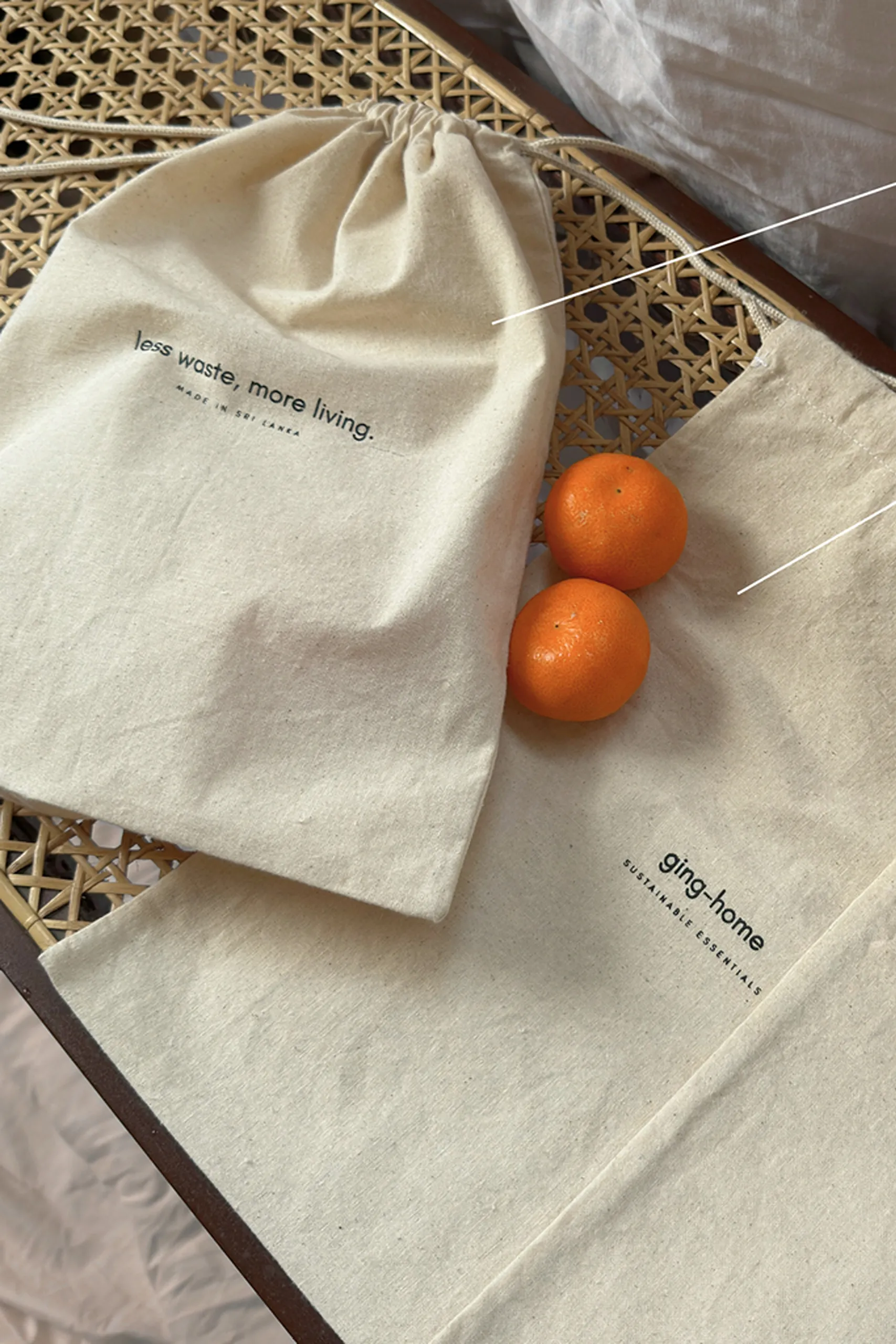 Canvas Produce Bags (Set of 5)