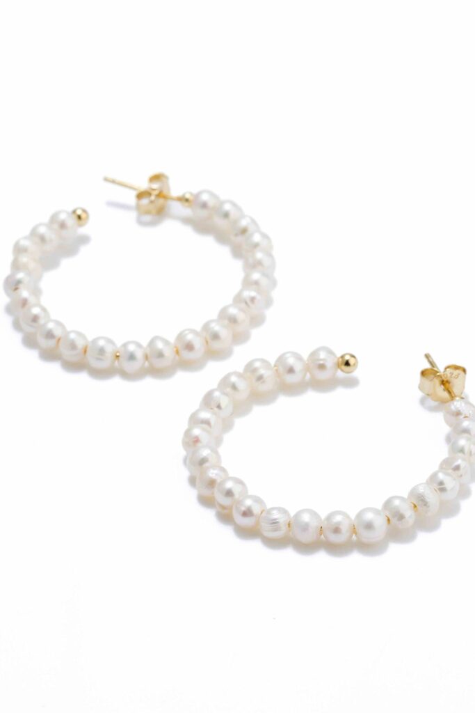 Pearl Hoops