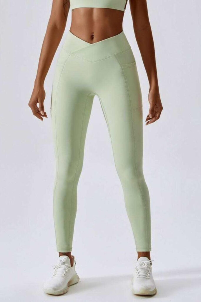 Feel Good Scrunch High Waist Leggings Green
