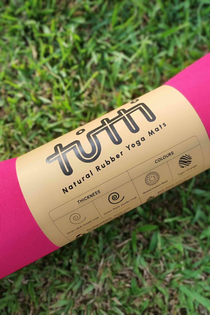 Tutti Natural Ruber Studio Mat 5mm - Watermelon Red