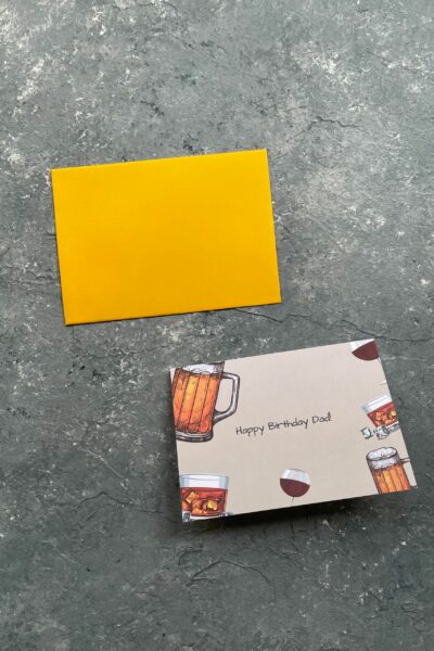 HBD Dad Beer Greeting Cards