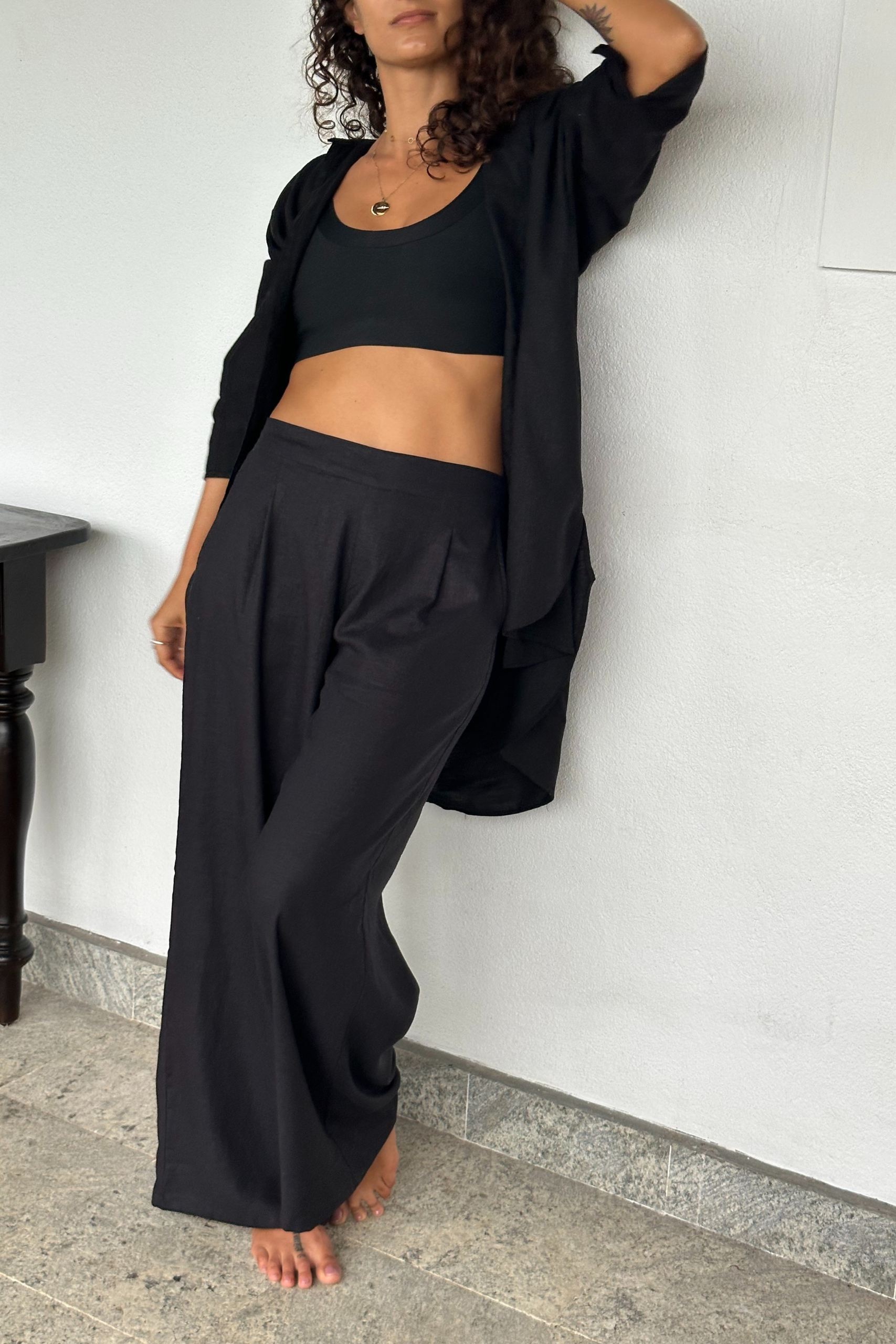 Enora Black Pants - Image 2