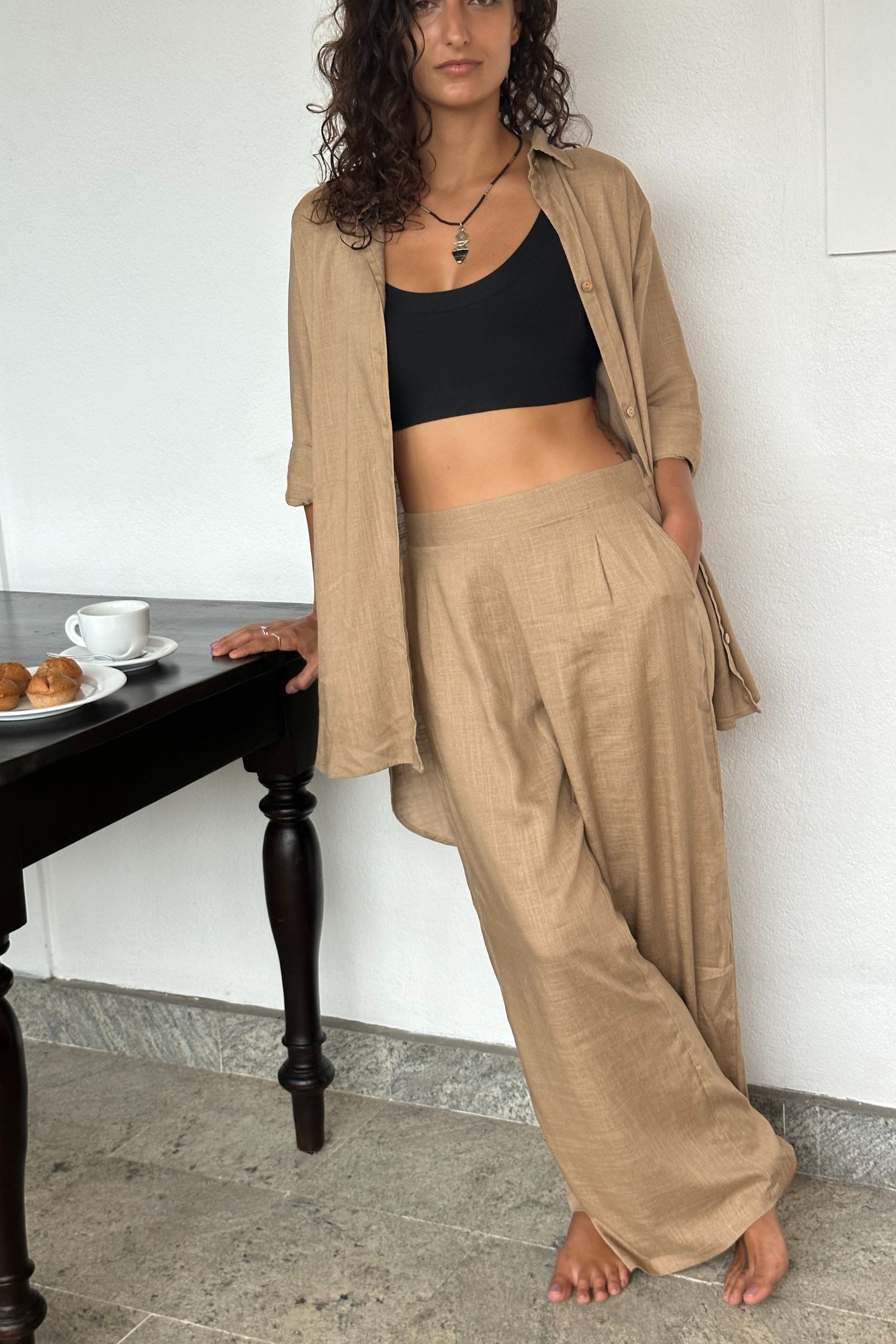 Enora Mokka Pants - Image 3