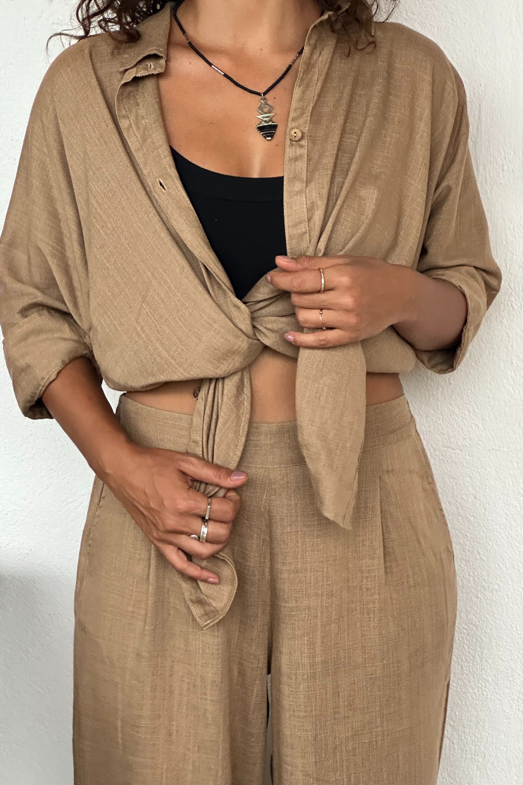 Enora Mokka Pants - Image 4