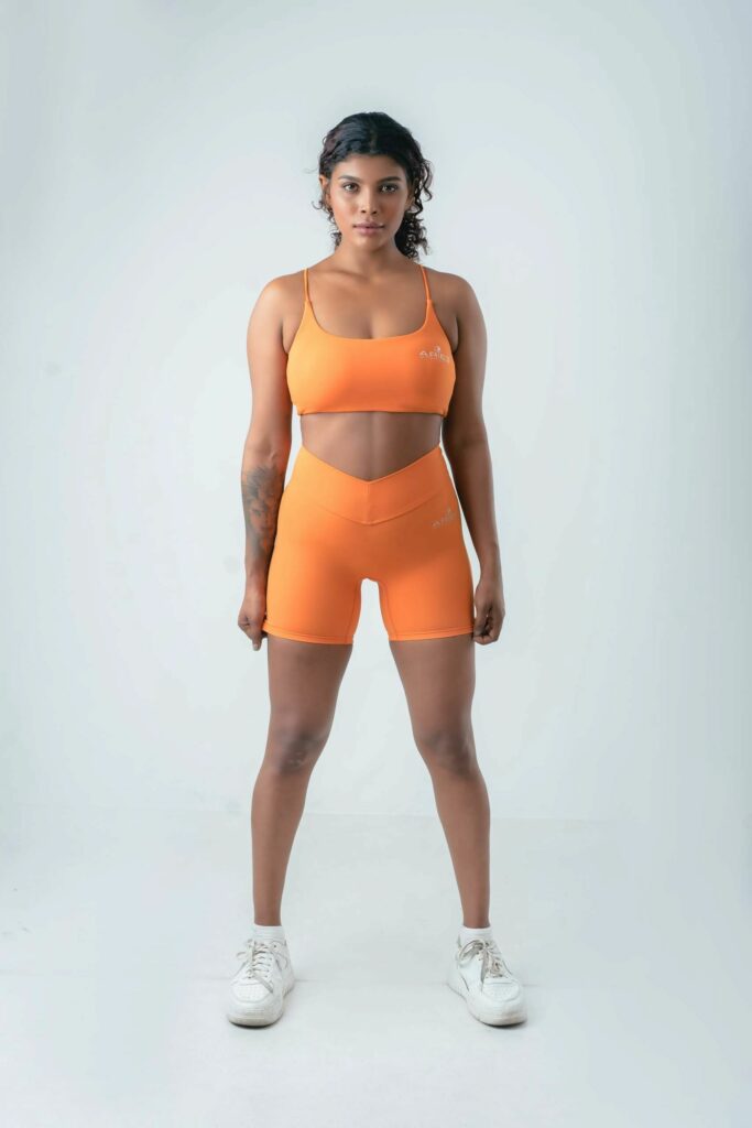 Citrus Scrunch High Waist Short