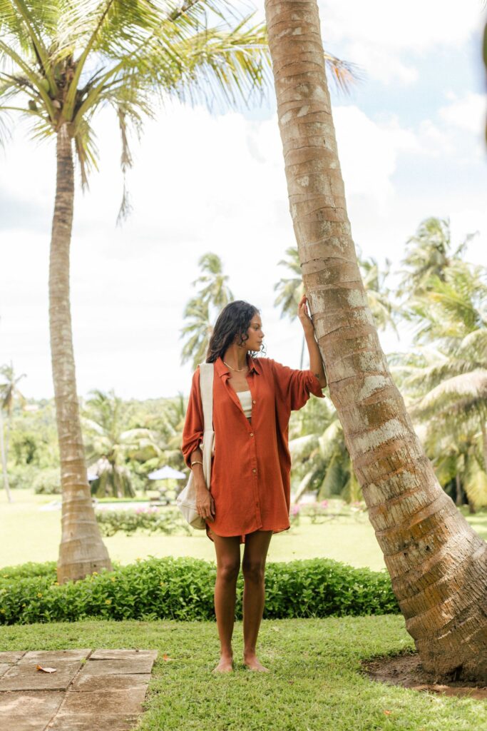 Jane Papaya Shirt