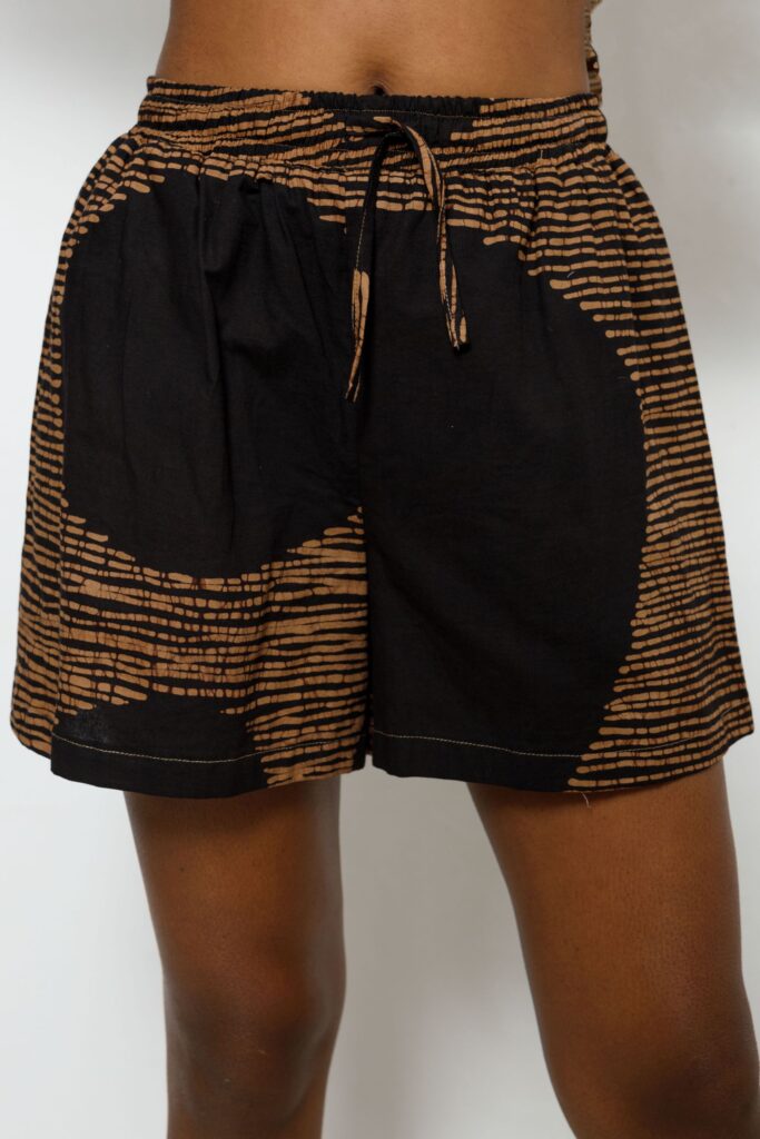 Black Batik Short