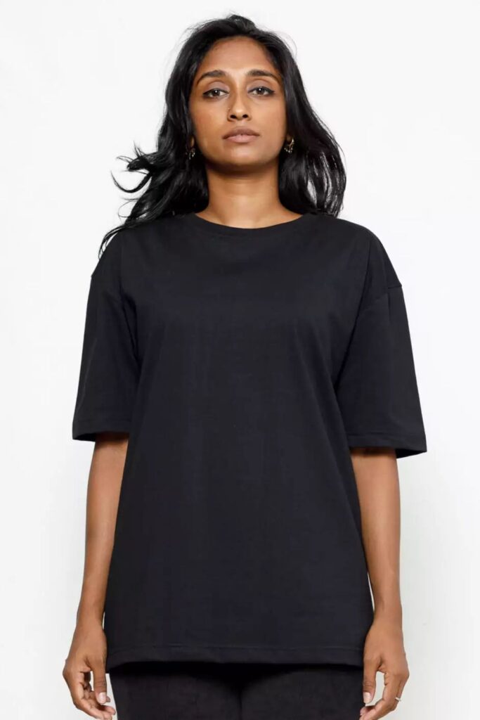 Plain Black Oversized T-Shirt Unisex