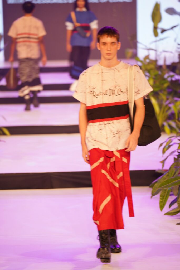 Red & White Batik Sarong