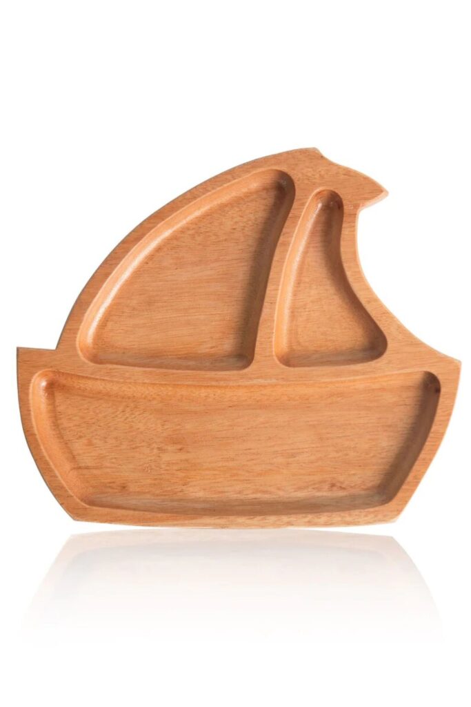 Eco Feeding Plate Sailboat