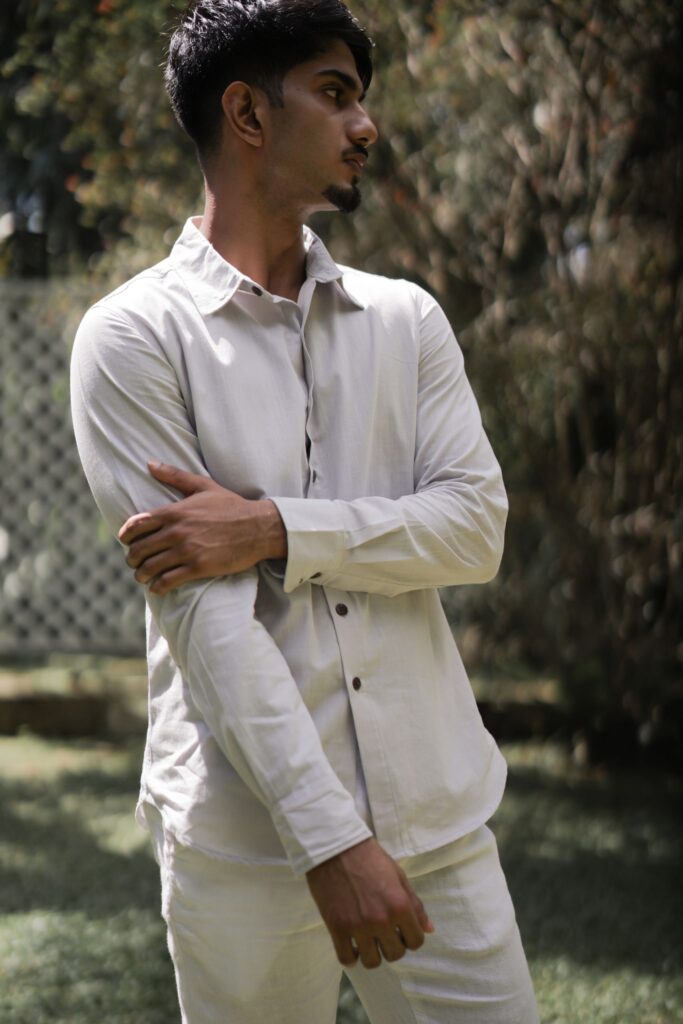 Ash Skies Linen Shirt