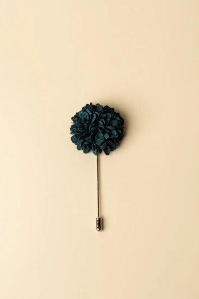 Cornflower - Deep Teal Lapel Pin