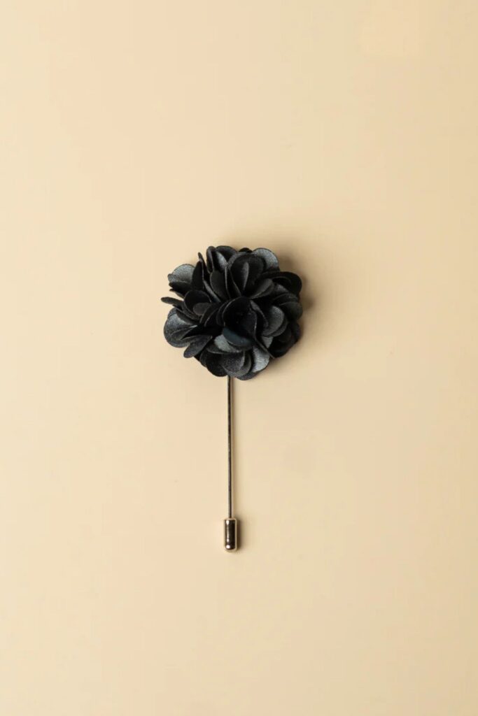 Peony - Space Blue Lapel Pin