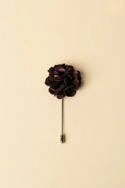 Peony - Purple Vine Lapel Pin