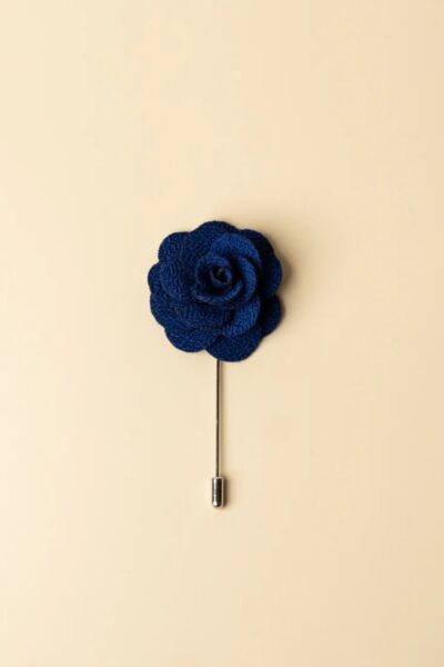 Rose - Blue Lapel Pin