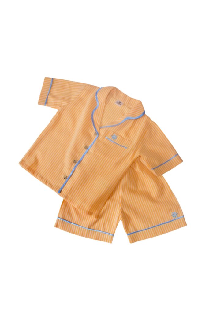 Hunter Orange Short Sleeved Pyjama Set