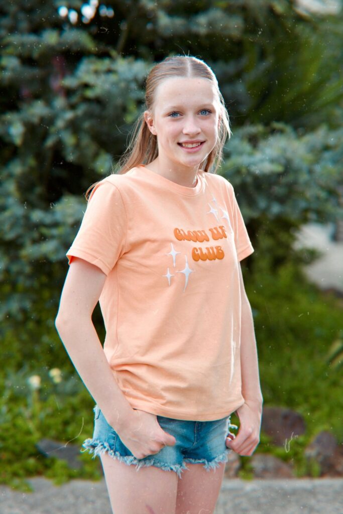 Glow Up Club Orange T-shirt