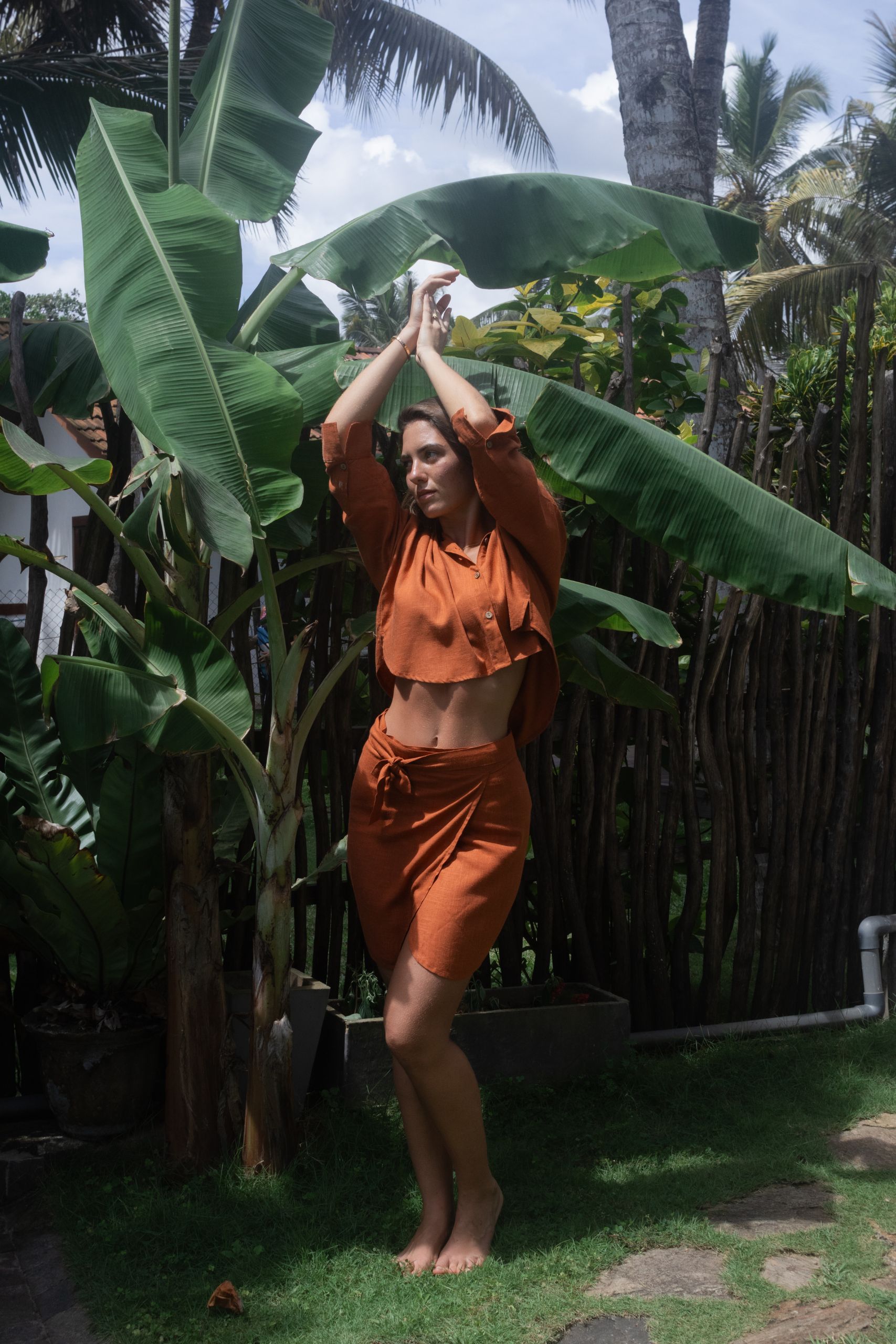 Shanni Papaya Skirt - Image 5