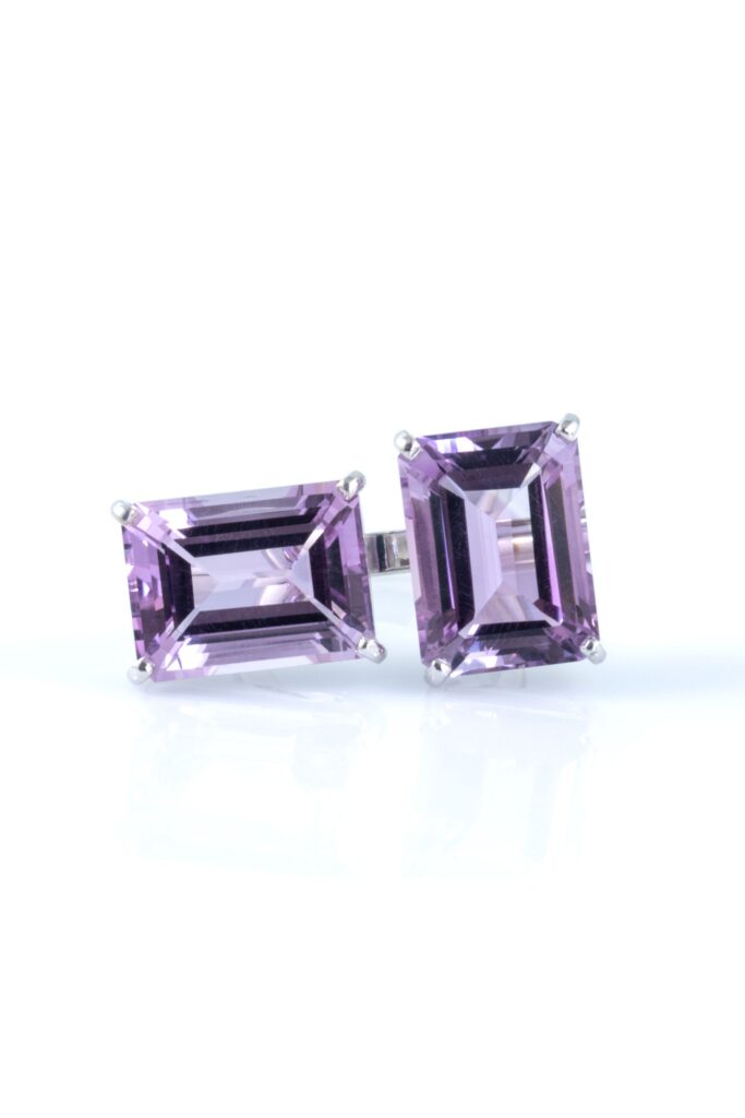 Pink Amethyst Open Ring