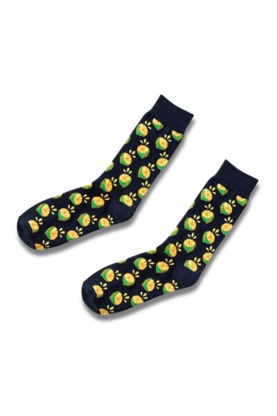 Lemon Black Socks