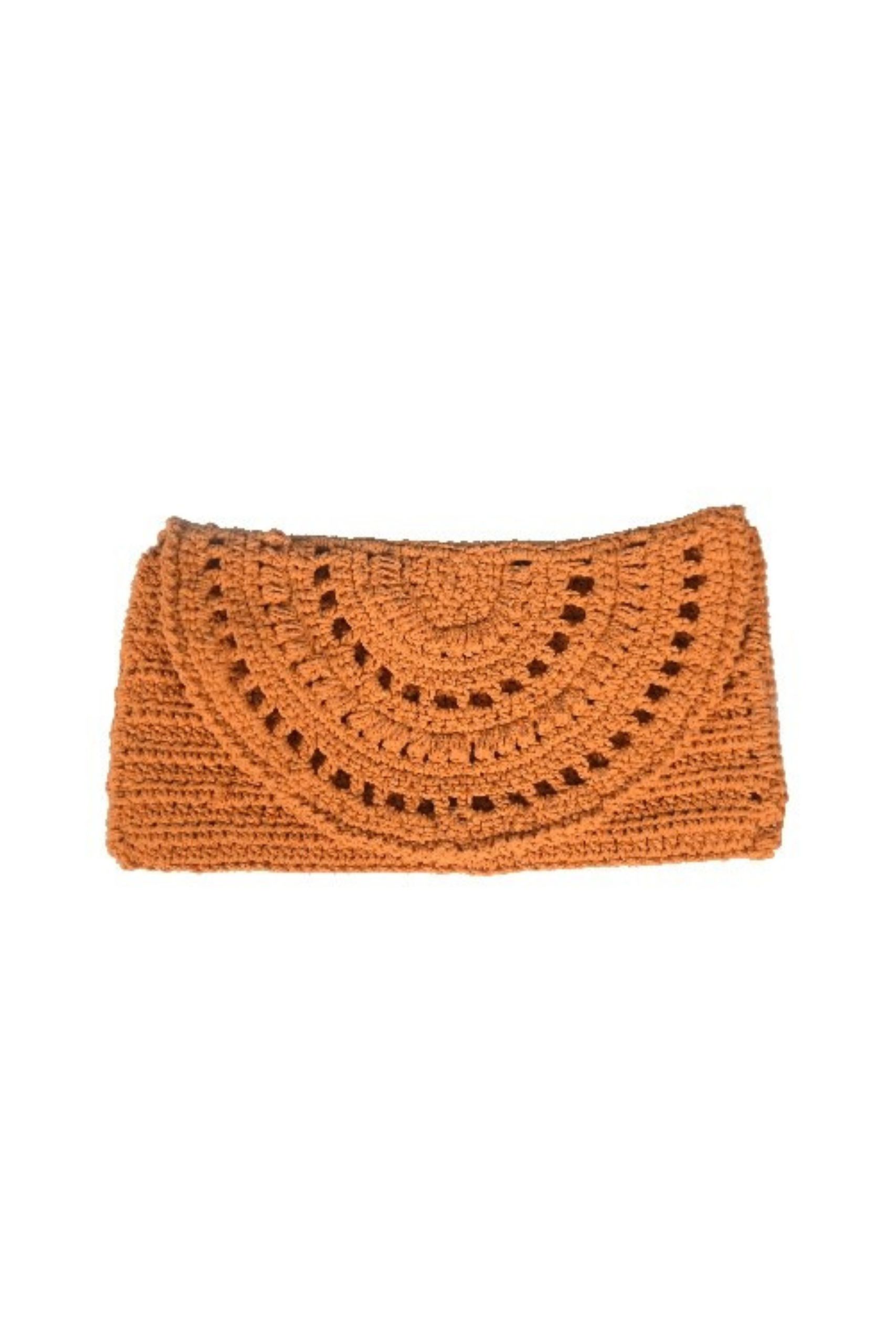 Crochet Cotton Clutch Purse - Image 2