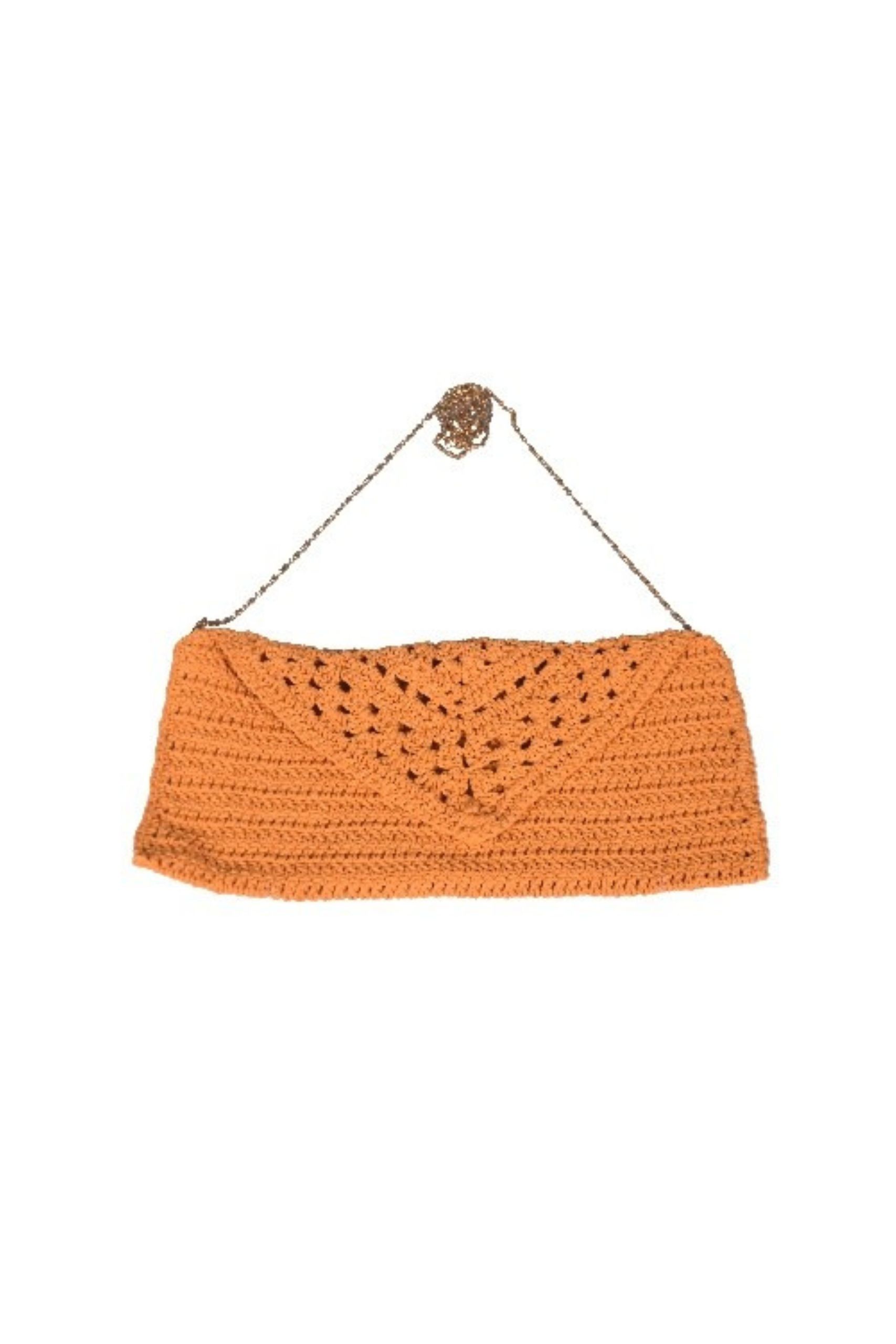 Crochet Cotton Clutch Purse