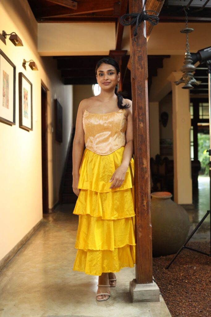 Yellow Banares Corset Top