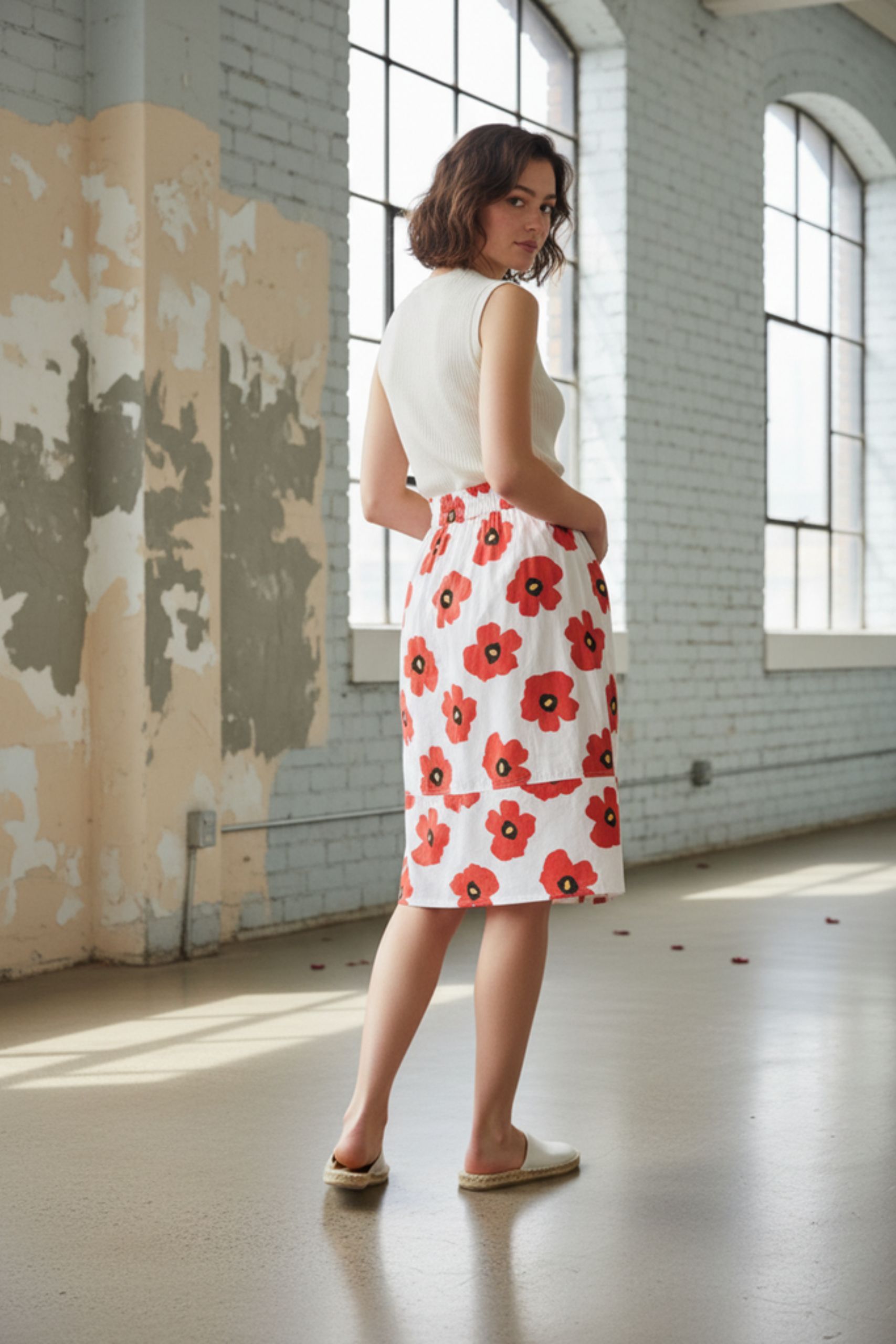 Boarding Pocket Skirt Poppy - Image 2