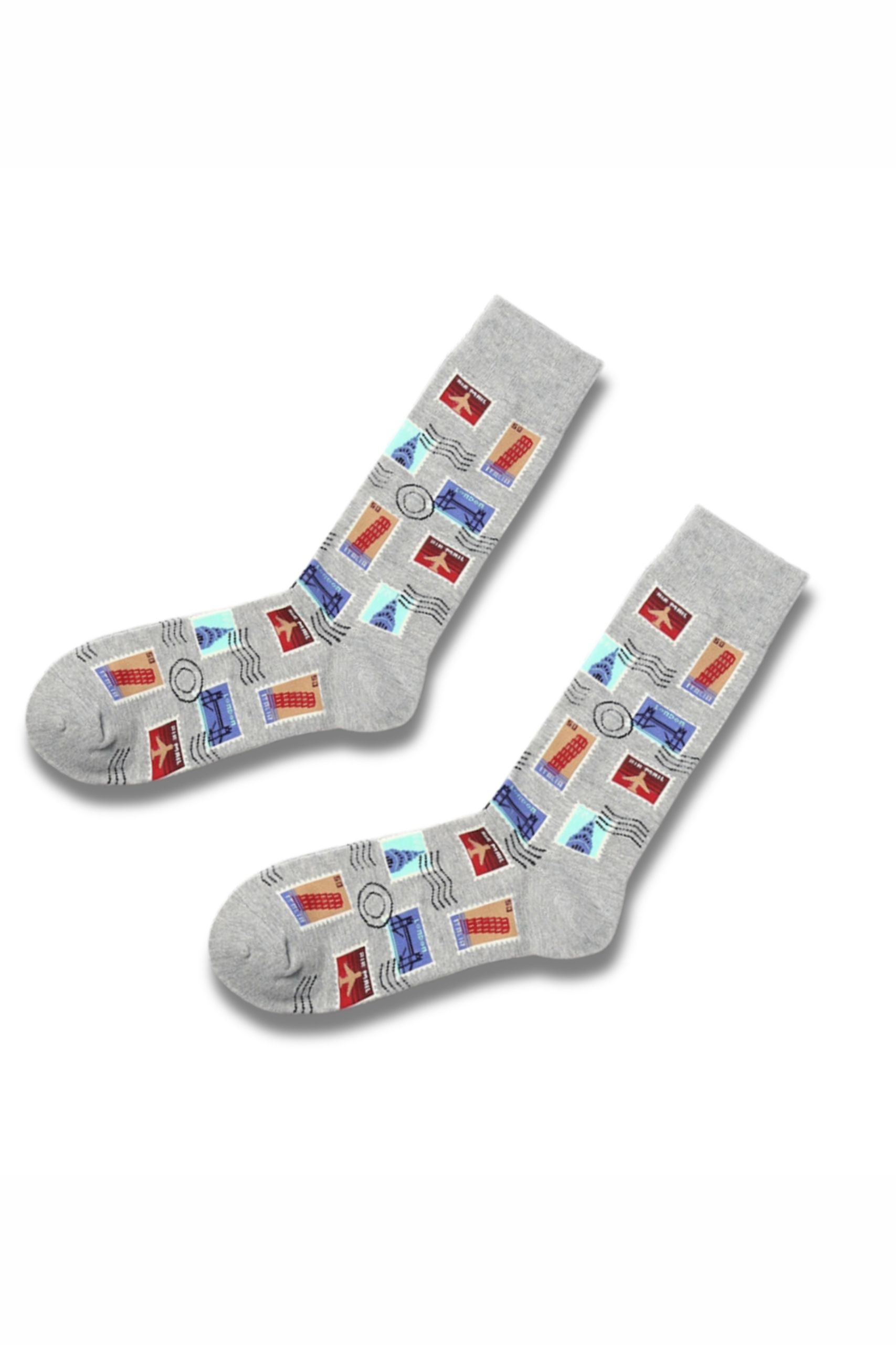 Travel Stamp Socks