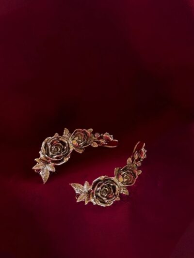 Rose Ear Cuff Gold