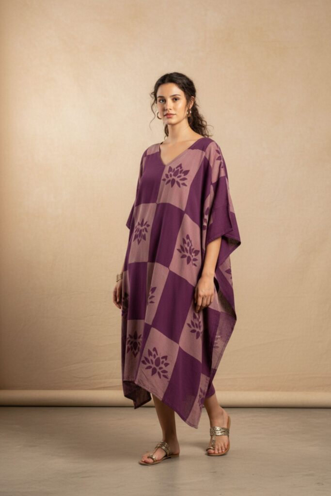 Blue Lotus Kaftan