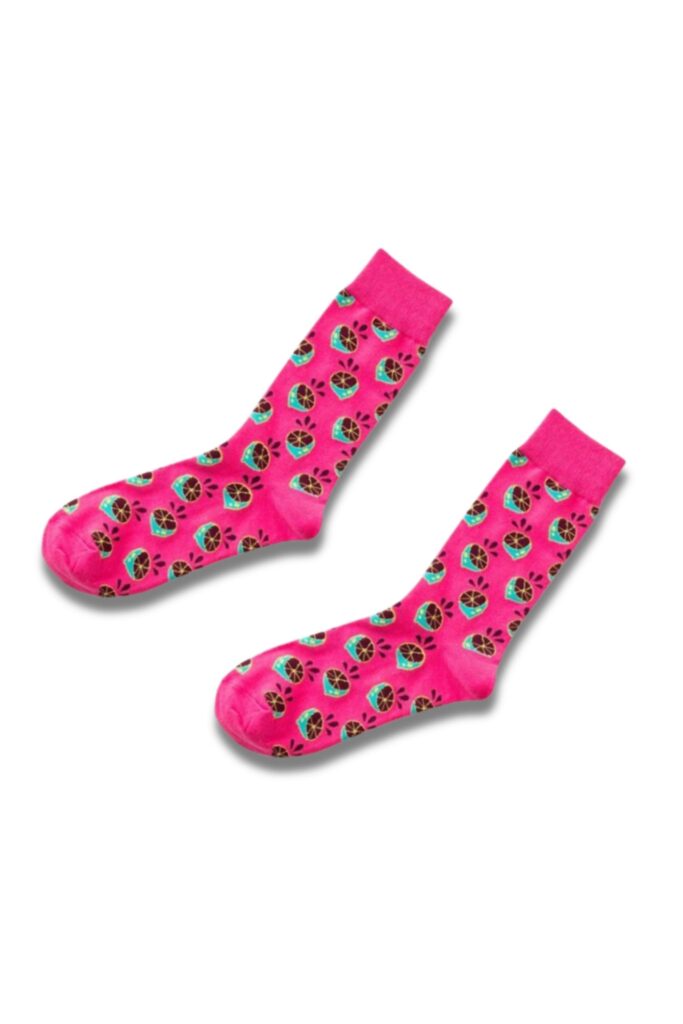 Lemon Pink Socks