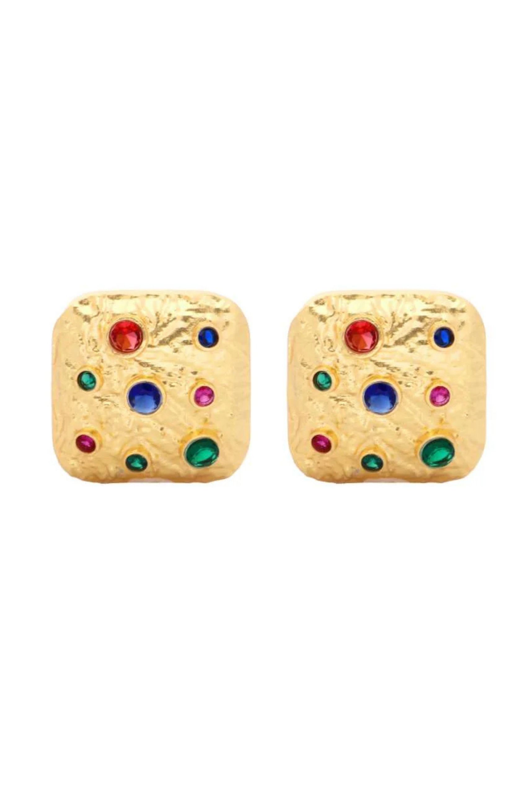 Mob Wife Studded Stud Earrings The Design Collective Store