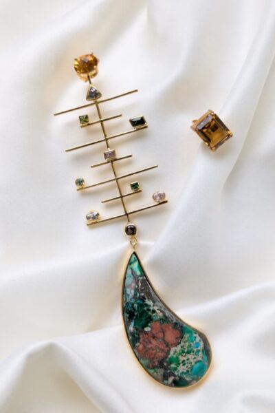 Azure Flame Earrings