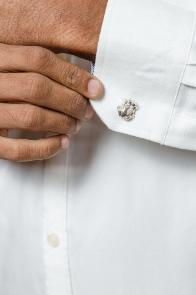 Handcrafted Frog Cufflink