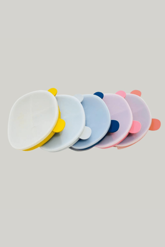 Baby Bear Suction Divided Smile Plate With Lid