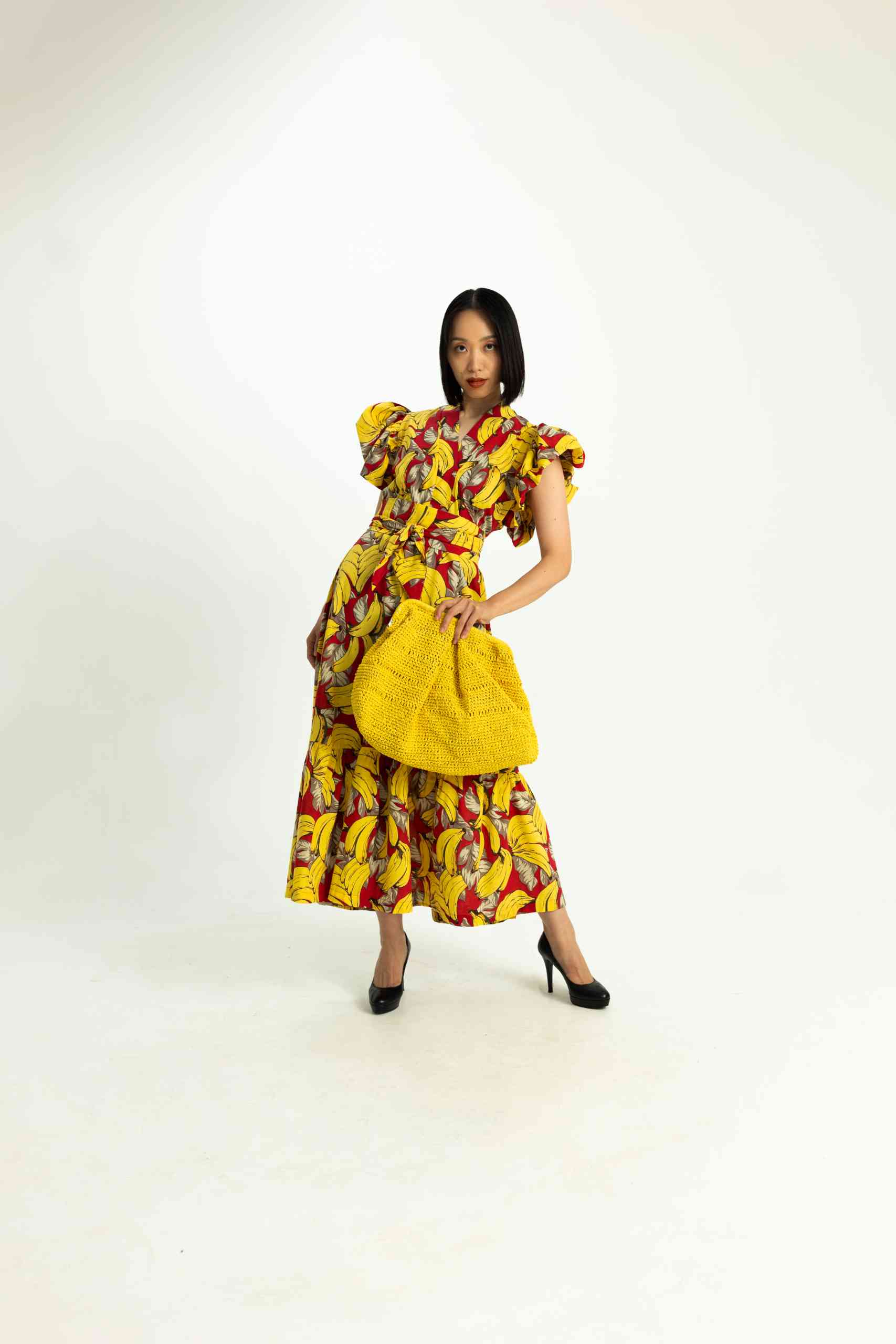 Aloha Banana Printed Dress - Image 2