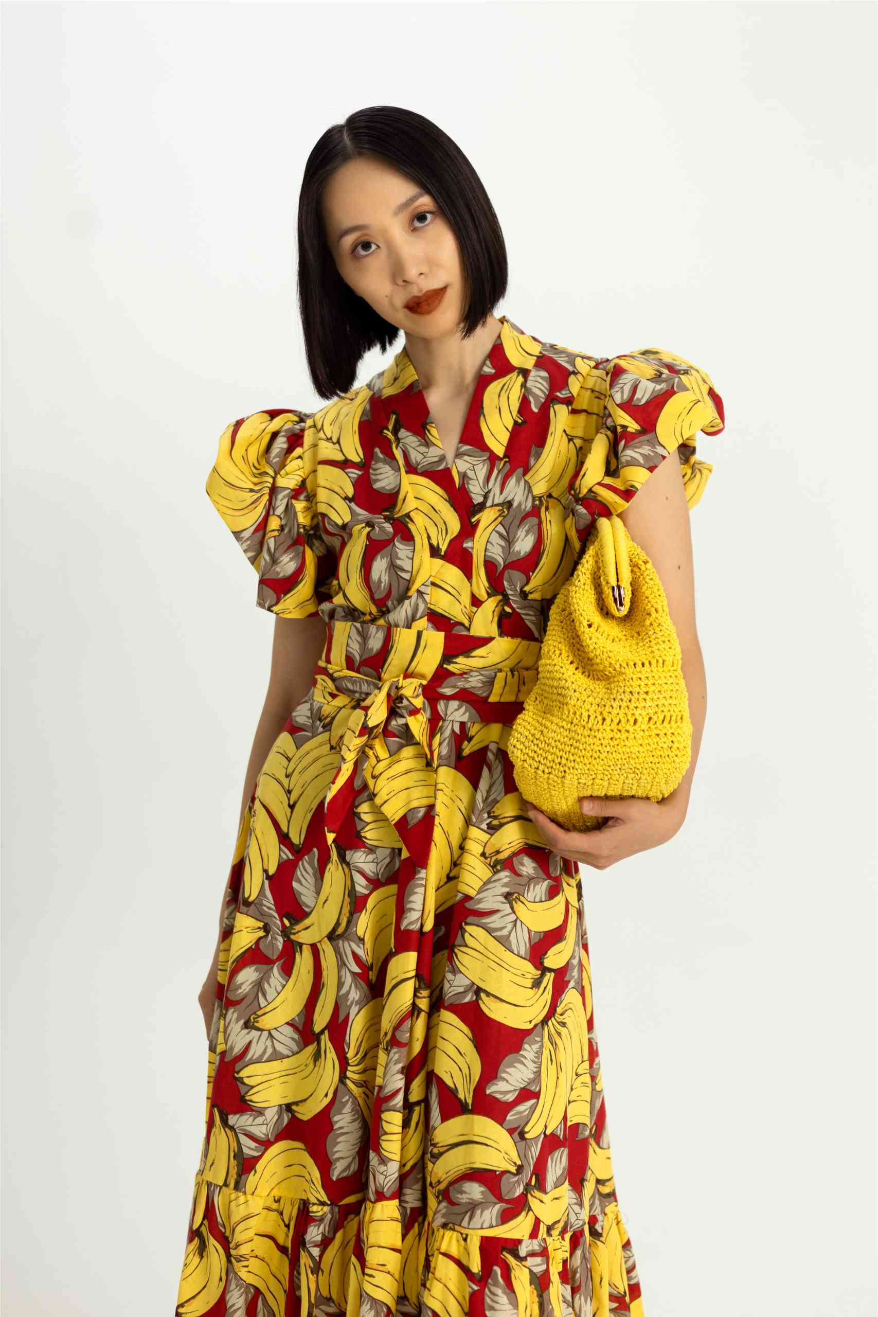 Aloha Banana Printed Dress - Image 3