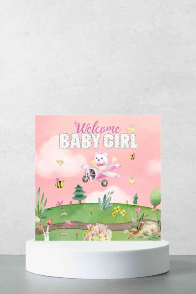 Daisy Welcome Baby Card