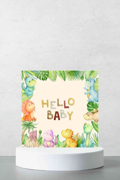 Leia Welcome Baby Card