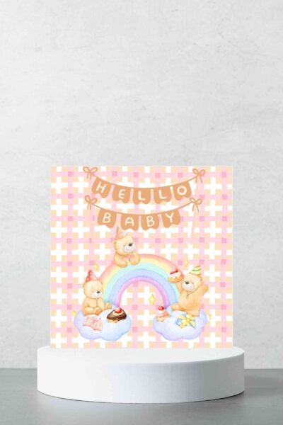 Sage Welcome Baby Card