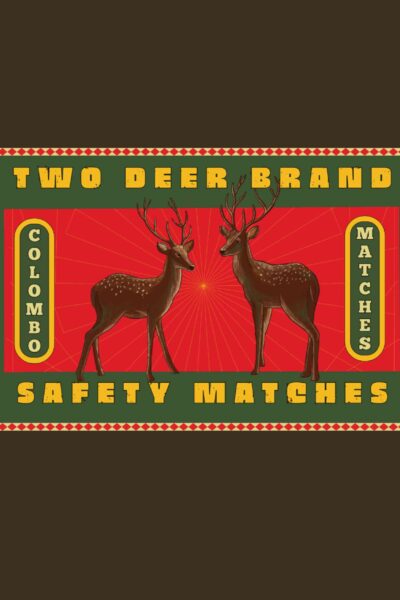 Two Deers - Art Print A3