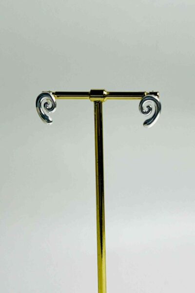 Conch Earrings In Sterling Silver