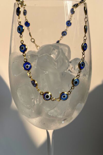 Evil Eye Bead Choker