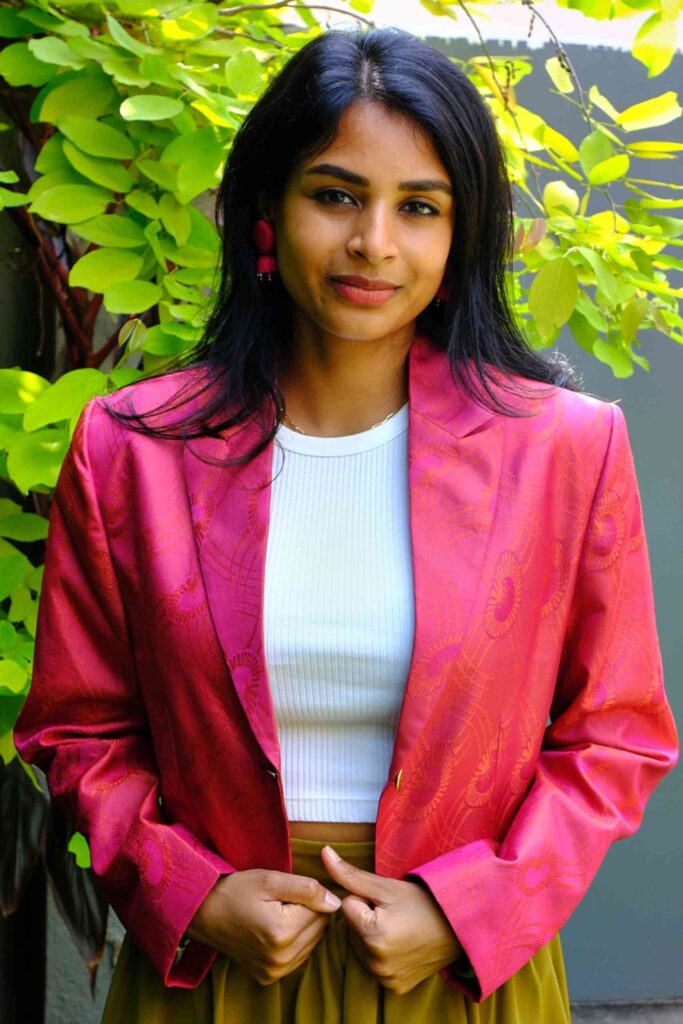 Pink Kanchipuram Blazer