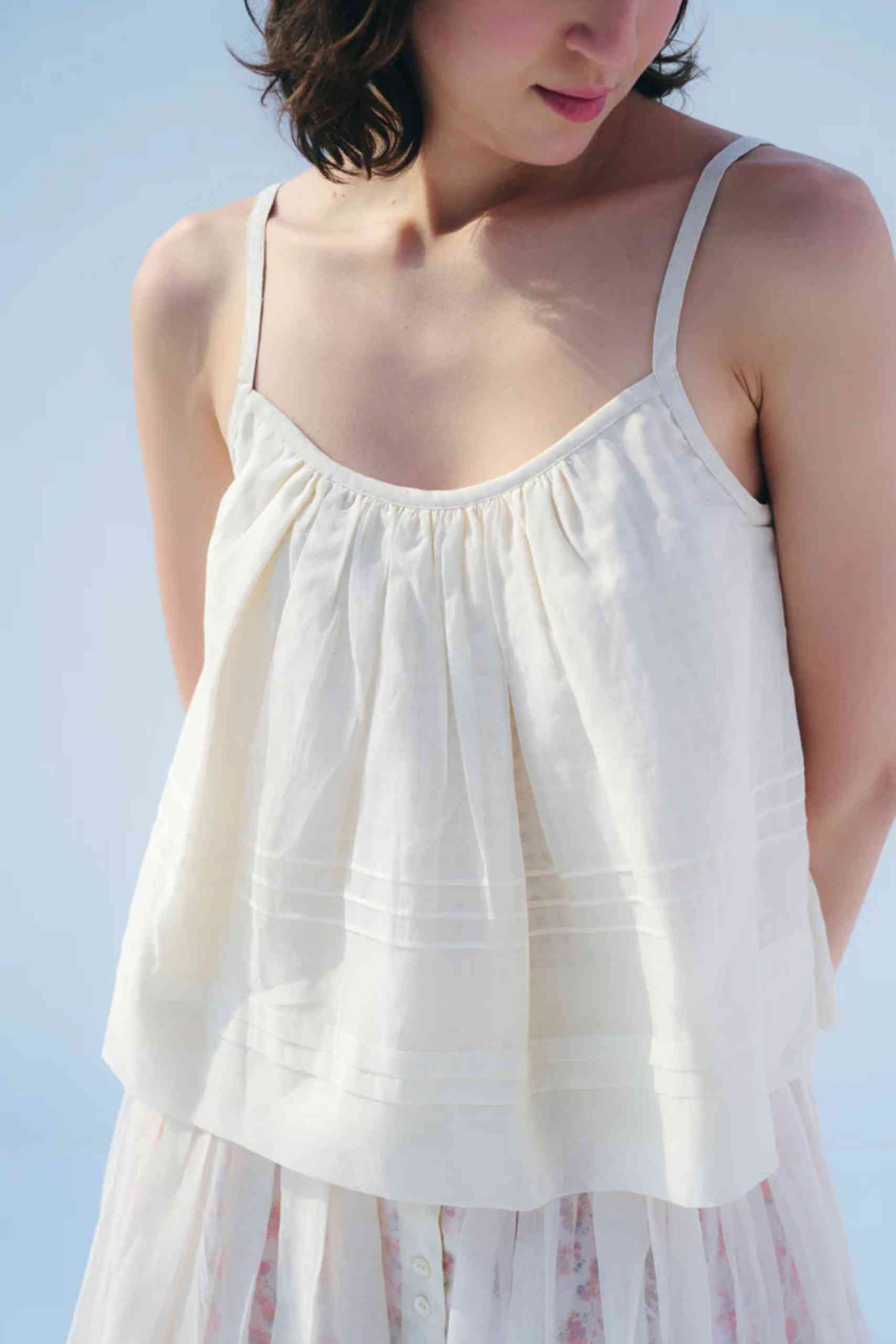 Joy Cami Top Ecru - Image 4